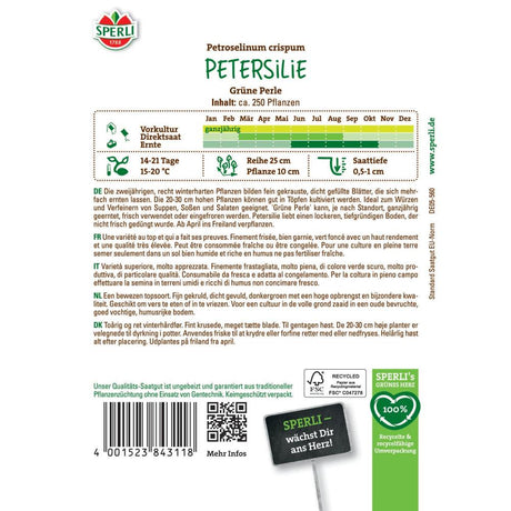 Seminte patrunjel frunza Grune Perle