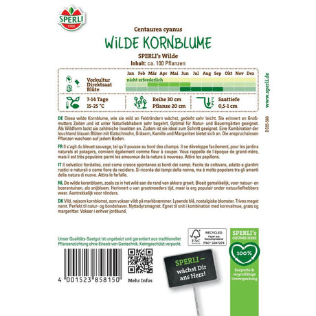 Seminte albastrele salbatice