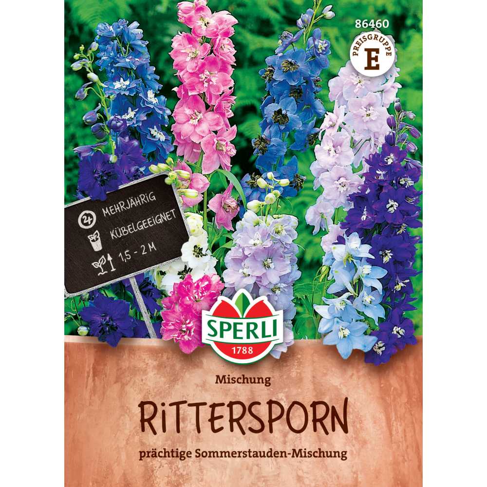 Seminte de delfinium – amestec de flori inalte si elegante, ajunge pentru 60 Plante, cu protectie germinatie