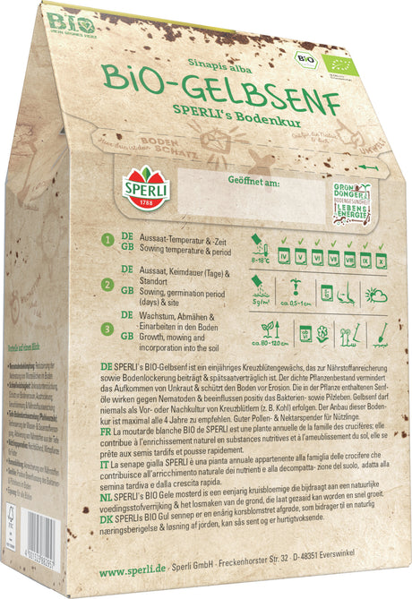 Amendament sol BIO Mustar galben