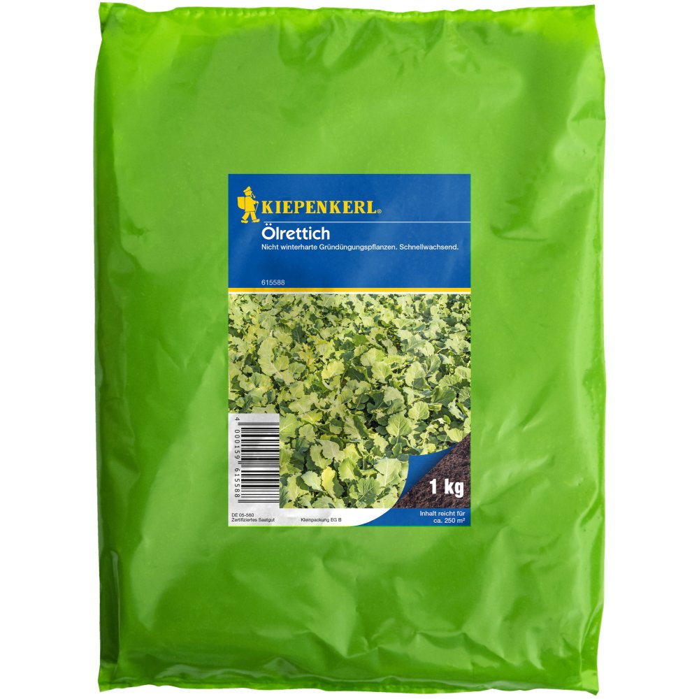 Seminte de ridiche de ulei – 1 kg, cultura furajera si acoperire verde, ajunge pentru 250 m²