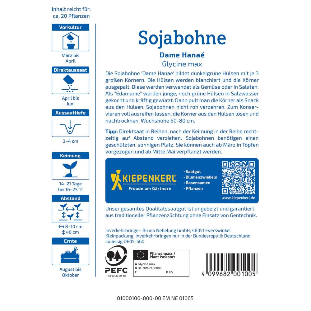 seminte soia dame hanae