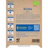 Seminte de dovleac Solor Bio– pulpa dulce si consistenta, ajunge pentru 5 Plante