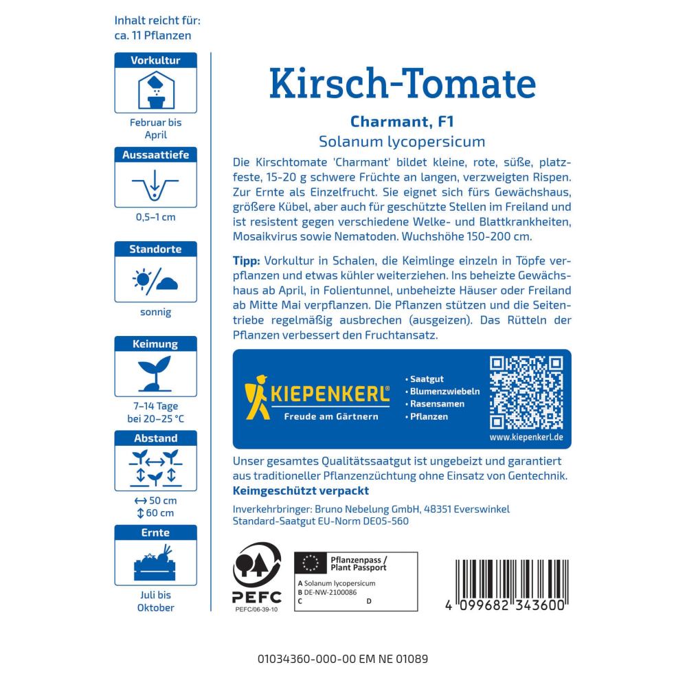 seminte rosii cherry charmant