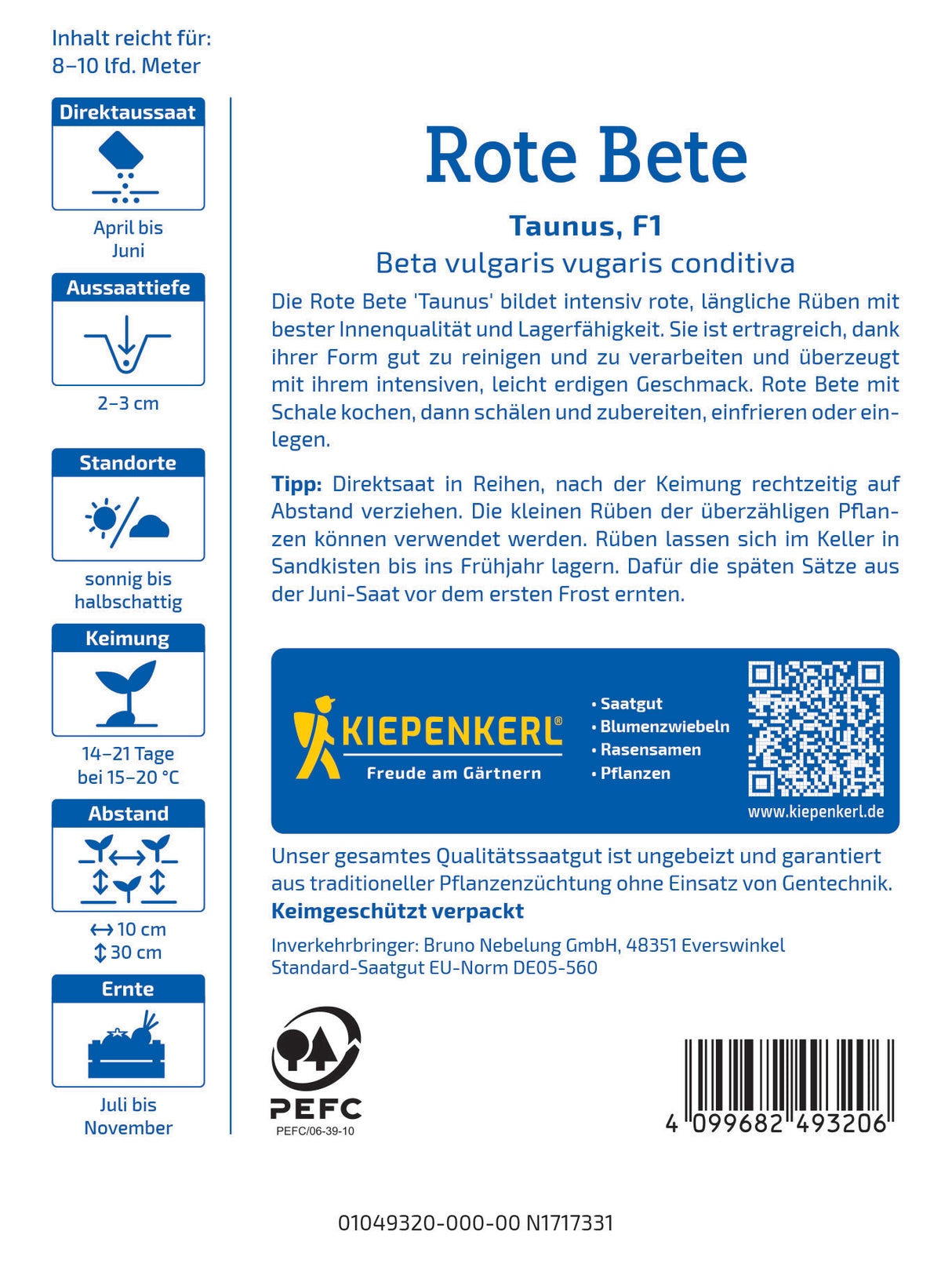 seminte sfecla rosie taunus