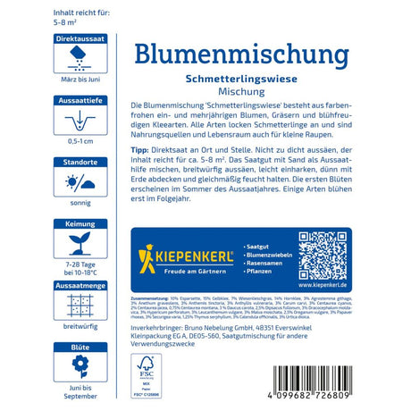 seminte pajiste fluturi