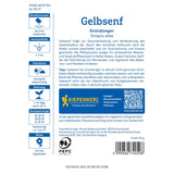 Seminte de mustar galben – soi Weisssamiger, ingrasamant verde, ajunge pentru 20 m², cu protectie germinatie