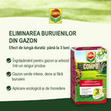 Ingrasamant Erbicid pentru Gazon, 3 kg, Ingrijirea Gazonului si Combaterea Buruienilor intr-un Singur Produs, Compo