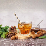 Fructul Tamarind (Tamarindus indica), in ghiveci, arbore exotic cu fructe comestibile dulci-acrisoare, planta tropicala decorativa