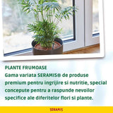 Ingrasamant lichid SERAMIS pentru plante verzi si palmieri, nutritie vitala cu dozare precisa, 500 ml