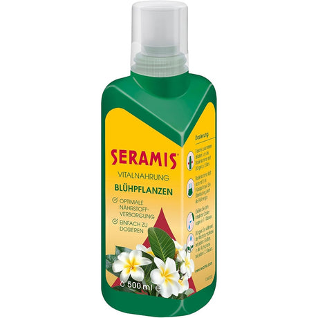 Ingrasamant lichid SERAMIS pentru plante cu flori, nutrite vitala cu dozare precisa, 500 ml