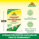 Atrament capcana muste de fructe NEUDORFF, 2 rezerve x 30 ml, atractant alimentar fara insecticide