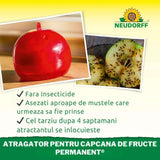 Atrament capcana muste de fructe NEUDORFF, 2 rezerve x 30 ml, atractant alimentar fara insecticide