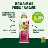 Ingrasamant lichid COMPO pentru trandafiri, flori intense si crestere sanatoasa, 1 l