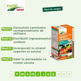 Ingrasamant organic pentru fructe de padure si pomi fructiferi CUXIN DCM, tehnologie MINIGRAN, fertilizant cu eliberare lentă - 1.5 kg, pentru 100 mp