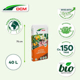 Pamant nutritiv pentru plante mediteraneene si plante la ghiveci DCM Cuxin, cu muschi sphagnum si micorize, organic, 20 L