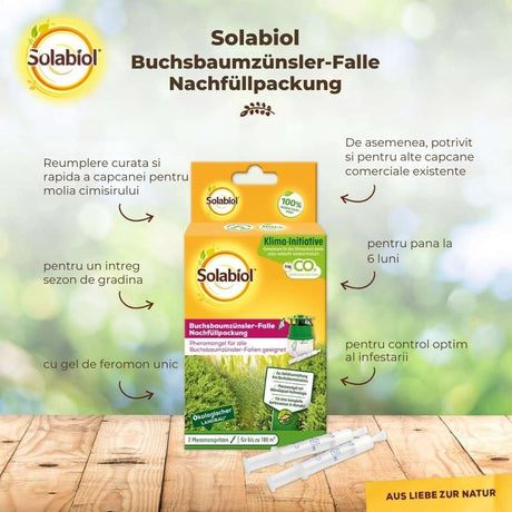Rezerva capcana molia cimisirului SOLABIOL cu feromon, set 2 bucati