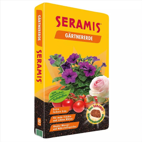 Substrat universal SERAMIS pentru gradina si plante, aerare si retinere apa, 40 l