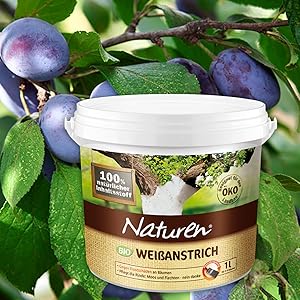 Vopsea arbori SUBSTRAL Naturen pentru protectie trunchiuri, pasta alba impotriva crapaturilor de inghet, 1 L