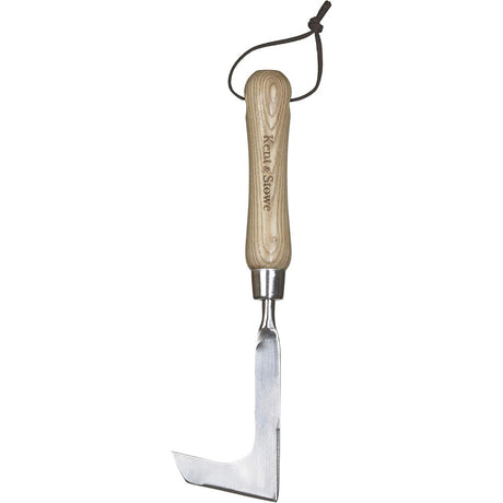 Cutit curatare rosturi KENT & STOWE din otel inoxidabil, indepartare muschi si buruieni, maner frasin, 28.5 cm, 15 ani de garantie
