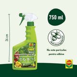Spray insecticid COMPO Triathlon Insect Free AF pentru legume, capsuni si plante ornamentale, 750 ml