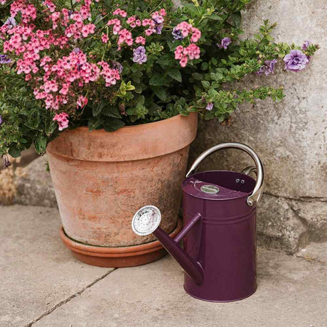 Stropitoare metalica KENT & STOWE vintage, otel galvanizat, 4.5 l, mov