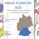 Seminte flori salbatice pentru regiunea Germania Sud RENATURA, mix anual si peren, 0.275 kg pentru aprox. 25 m²