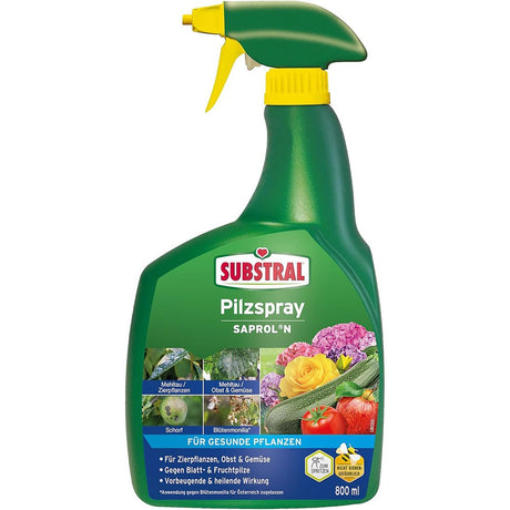 Spray Fungicid gata de utilizare SUBSTRAL Naturen impotriva fainarii si rapanului, tratament plante legume fructe si flori, 800 ml