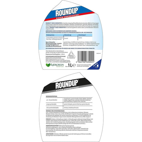 Erbicid gazon ROUNDUP pentru buruieni in gazon, acoperire radiculara si foliara, 1 L