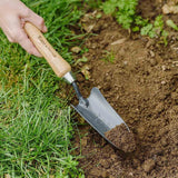 Cazma mica Plantator manual KENT & STOWE din otel carbon, maner lemn frasin, 32.5 cm, Garantie de 10 ani