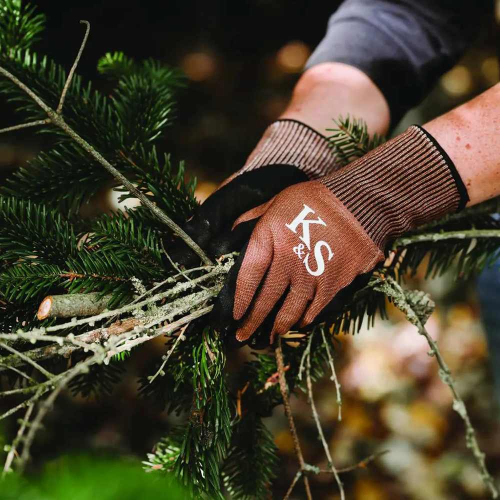 Manusi gradina KENT & STOWE Surefit All Grip, nitril, aderenta ridicata, marime M