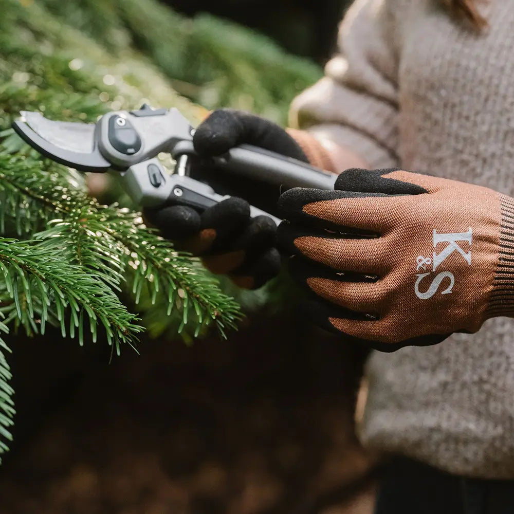 Manusi gradina KENT & STOWE Surefit All Grip, nitril, aderenta ridicata, marime L