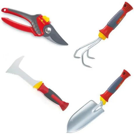 Set Cadou de unelte gradinarit Wolf-Garten, foarfeca, lingura, sapaliga, razuitor, ergonomic, garantie 10 ani