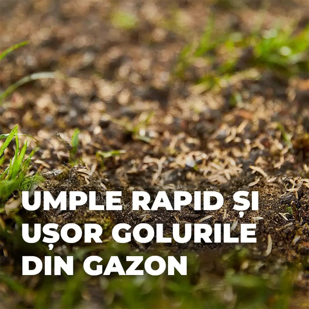 Compo mix complet regenerare gazon, 1.2 kg pentru 6 mp – amestec seminte, substrat si ingrasamant