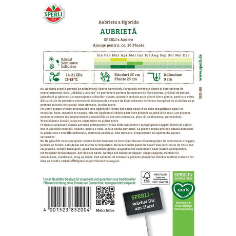 Seminte perene SPERLI Azurro – perne albastre pentru stancarii