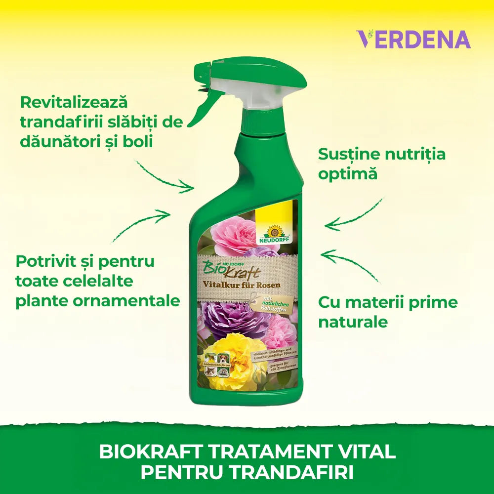 Activator/Biostimulator pentru Trandafiri si Plante Ornamentale, 500 ml, Revitalizare Rapida, Neudorff