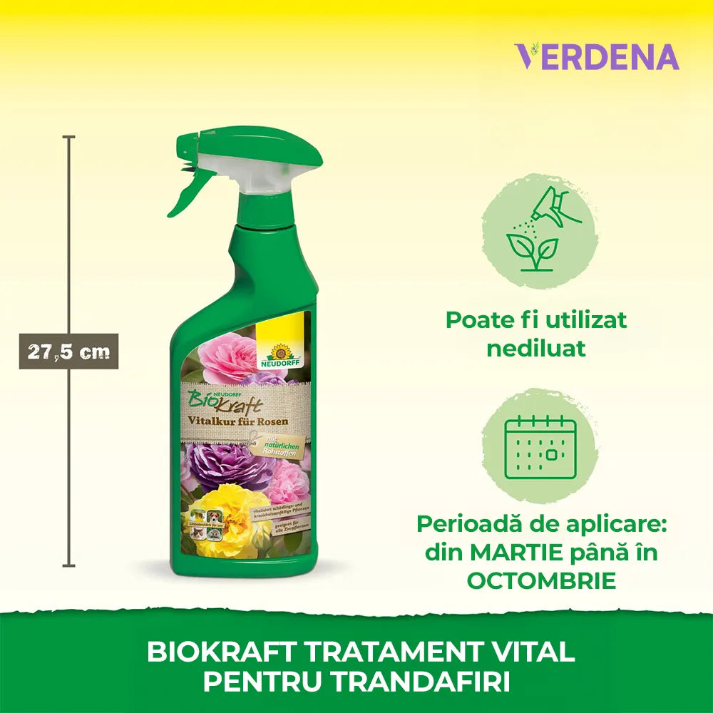 Activator/Biostimulator pentru Trandafiri si Plante Ornamentale, 500 ml, Revitalizare Rapida, Neudorff