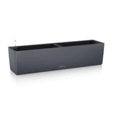 Ghiveci Auto-Irigant Lechuza Balconera Color 80, 12 l, negru mat, sistem de autoirigare, insert detasabil, strat de drenaj