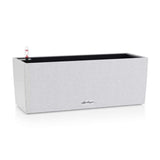 Ghiveci Auto-Irigant Lechuza Balconera Stone 50, 8 l, efect de piatra alba, sistem de autoirigare, insert detasabil, strat de drenaj