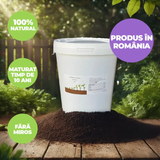 Ingrasamant organic natural din balegar maturat, fertilizant bio pentru plante si sol, produs in Romania