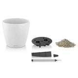 Ghiveci Auto-Irigant Lechuza Classico Color 28, 9 l, negru mat, sistem de autoirigare, insert detasabil, strat de drenaj