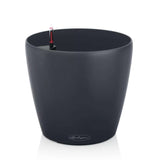 Ghiveci Auto-Irigant Lechuza Classico Color 43, 28 l, negru mat, sistem de autoirigare, insert detasabil, strat de drenaj