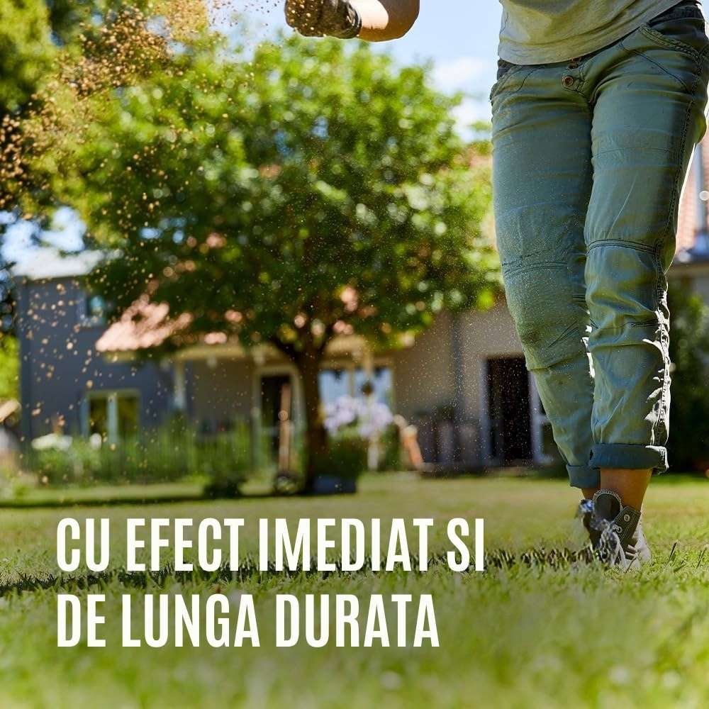 Ingrasamant Organic Granule Fine pentru Gazon, 3 kg pentru 75 mp, cu Efect Natural Instant si de Lunga Durata, COMPO