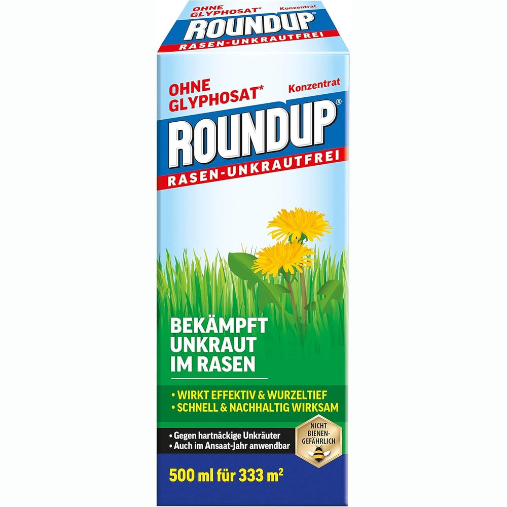 Erbicid ROUNDUP Concentrat Combatere Buruieni Gazon 500 ml pentru 330 mp