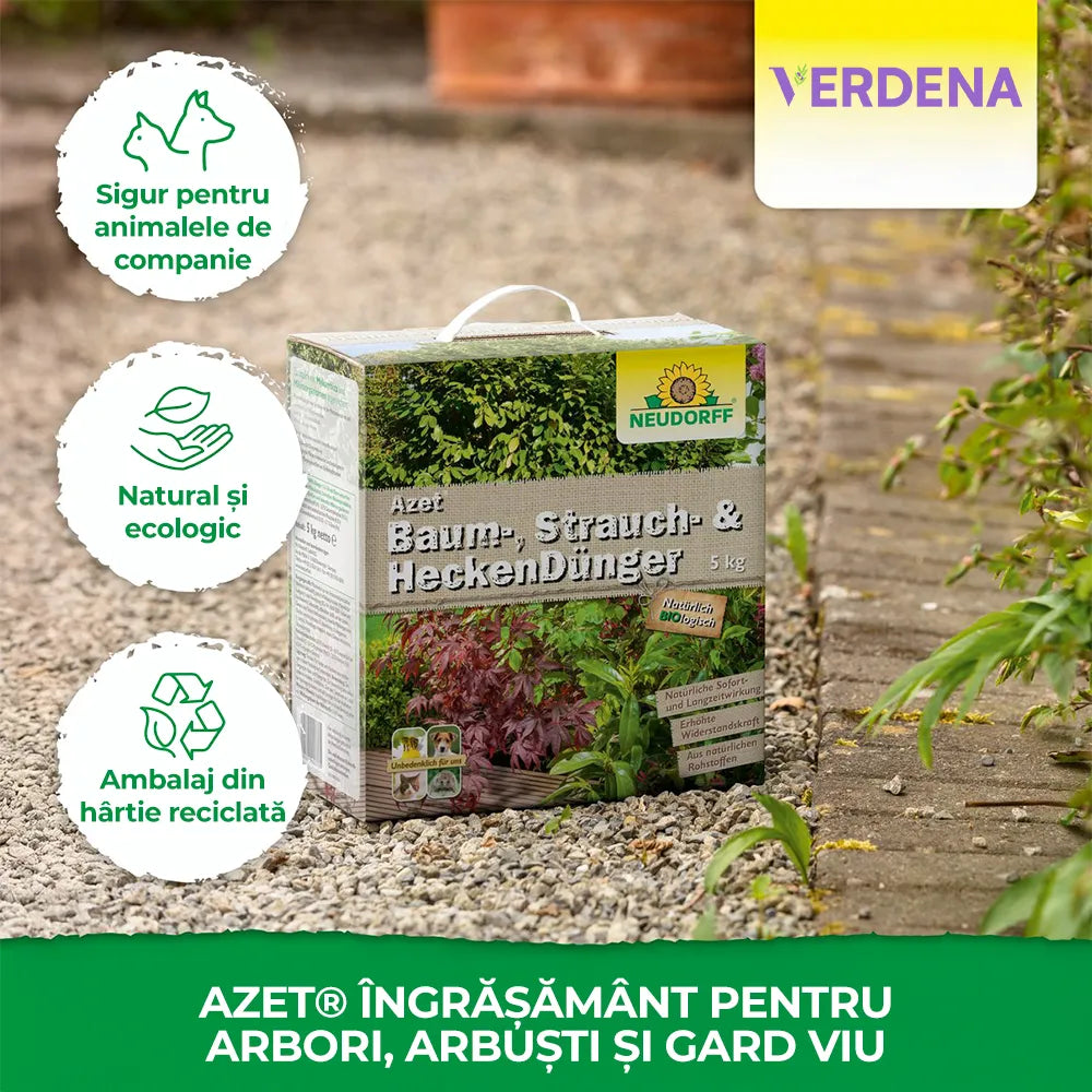 Ingrasamant Azet pentru Arbori si Arbusti, 1 kg, Crestere Viguroasa, Neudorff