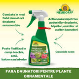 Insecticid Natural Universal Spray Neudorff Neem 450ml, pentru plante ornamentale, impotriva afidelor, tripsilor si omizilor, sigur pentru albine
