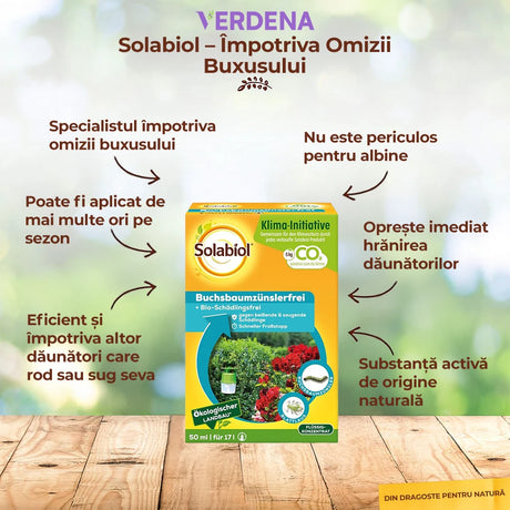 Insecticid Organic pentru Combaterea Daunatorilor la Buxus, 50 ml, SOLABIOL