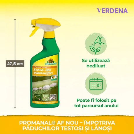 Insecticid contra Paduchiilor Testoase si Lanoase, 500 ml, Neudorff