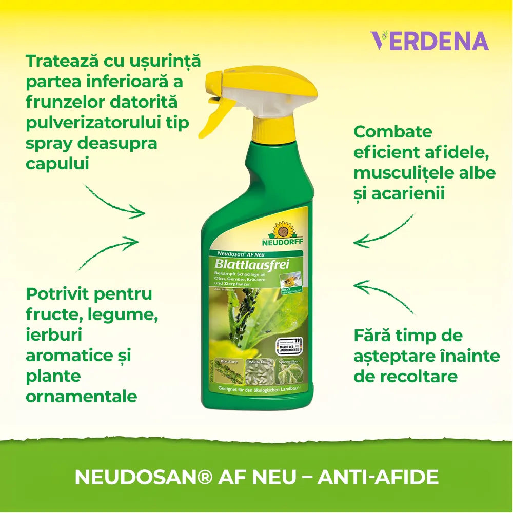 Insecticid pentru Afide, 500 ml, Sigur si Eficient, Neudorff