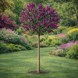 Liliac Copac Nobil (Syringa) Andenken An Ludwig Spaeth, flori duble violet-mov puternic parfumate, inflorire mai-iunie, iubitor de soare
